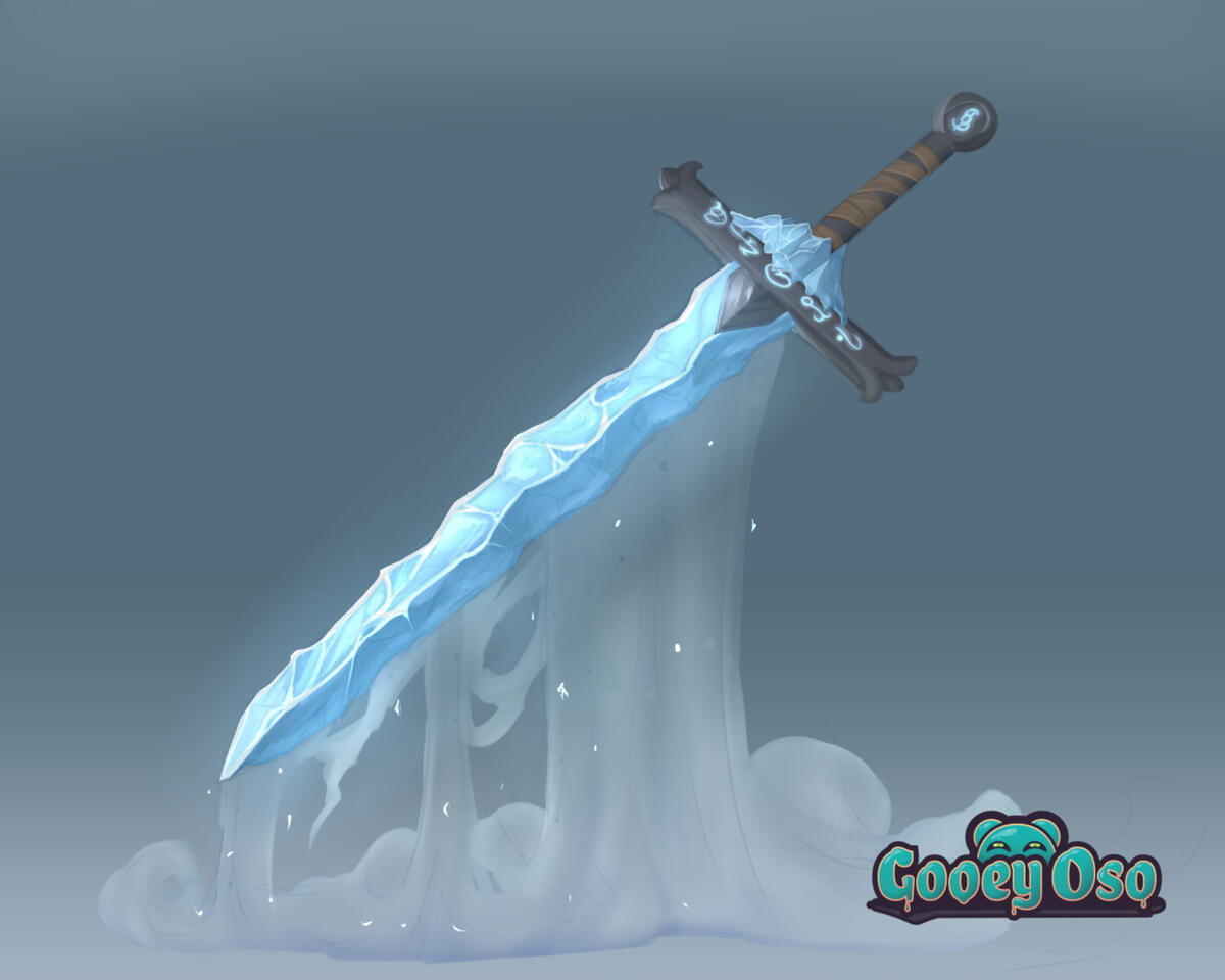 Frost Sword DnD Commission